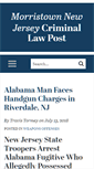 Mobile Screenshot of morristownnjcriminallawpost.com