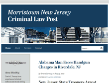 Tablet Screenshot of morristownnjcriminallawpost.com